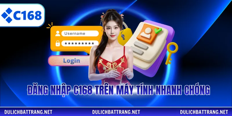 Đăng nhập C168 trên máy tính nhanh chóng