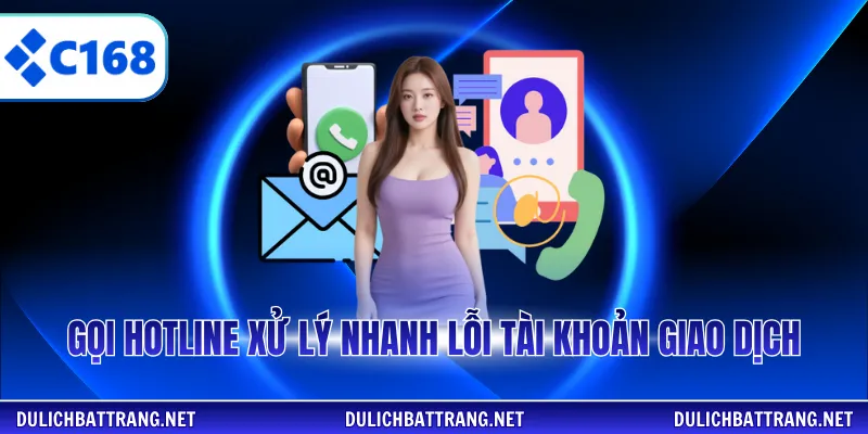 Gọi hotline xử lý nhanh lỗi tài khoản giao dịch