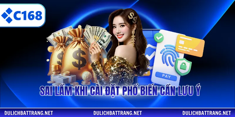 Sai lầm khi cài đặt phổ biến cần lưu ý